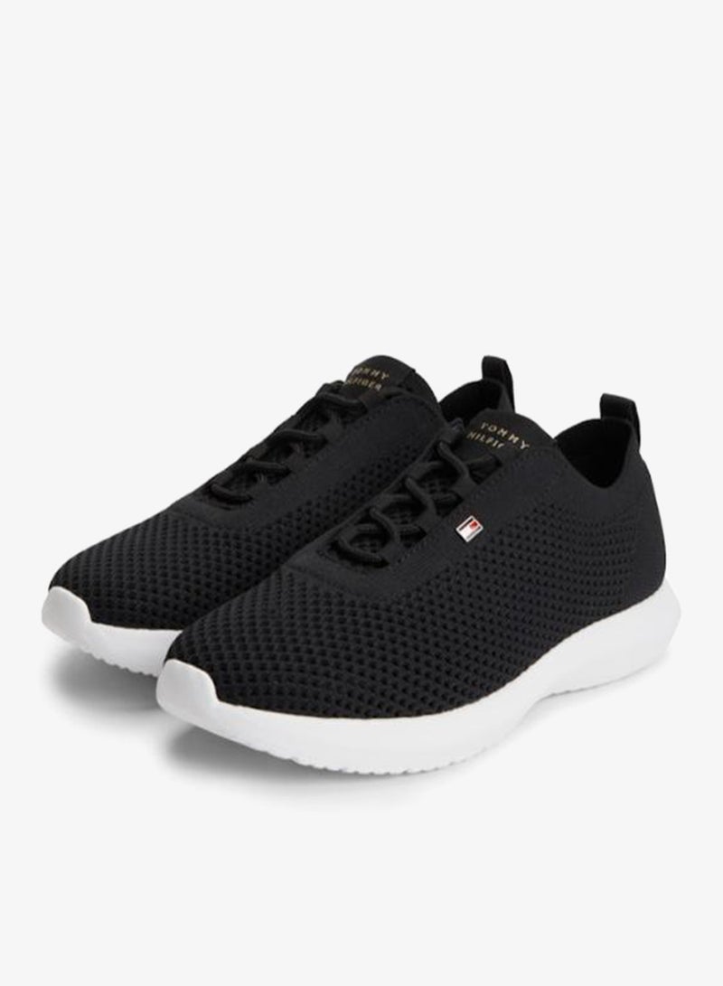 TOMMY HILFIGER Enamel Flag Knit Trainers - Image 3