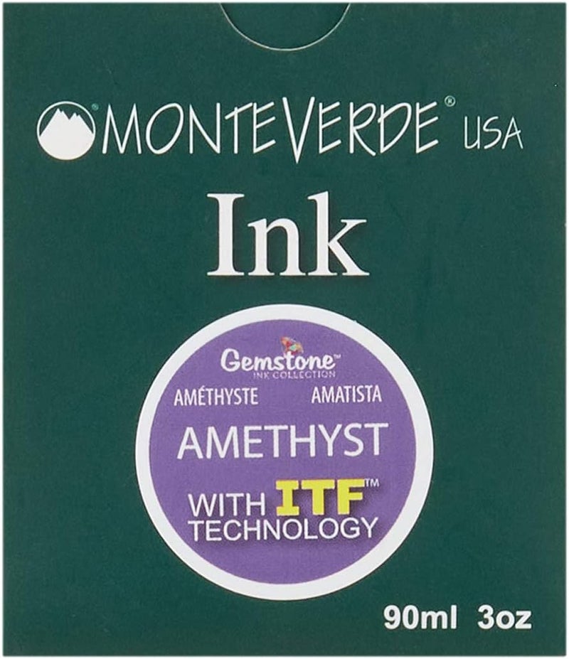 Monteverde Bottle Ink, 90ml, Amethyst (G308AM) - Image 1
