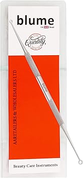 Blume أداة إزالة الرؤوس السوداء، أداة ضغط البثور، مستخرج الشوائب، أداة حب الشباب، أداة ضغط البثور، كوميدون، مزدوجة الجانب، لمسة ناعمة وغير قابلة للانزلاق للعناية بالبشرة لإزالة الرؤوس البيضاء - Image 1