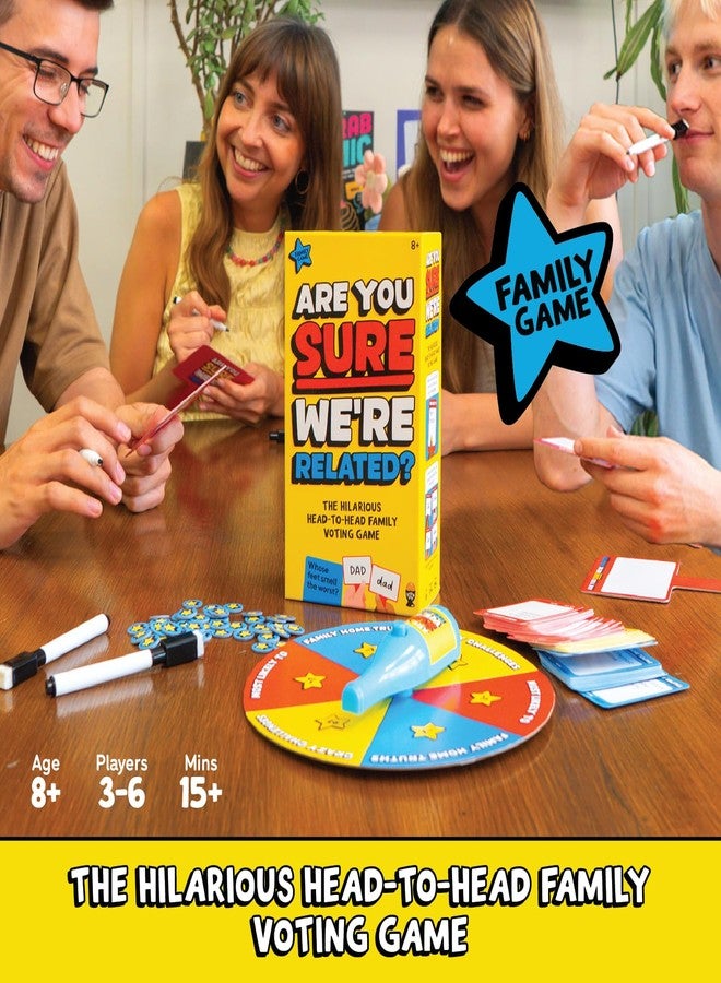 Lucky Egg Are You Sure We're Related - Family Guessing Party Game For Kids & Adults - Image 2