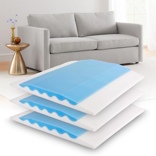 LIFVEAN Upgraded 2in1 Couch Cushion Support for Sagging Cushions 20x20x2 Under Sofa Cushion Support for Sagging Seat Repair Insert to Lift Couch Set of 3 - Image 1