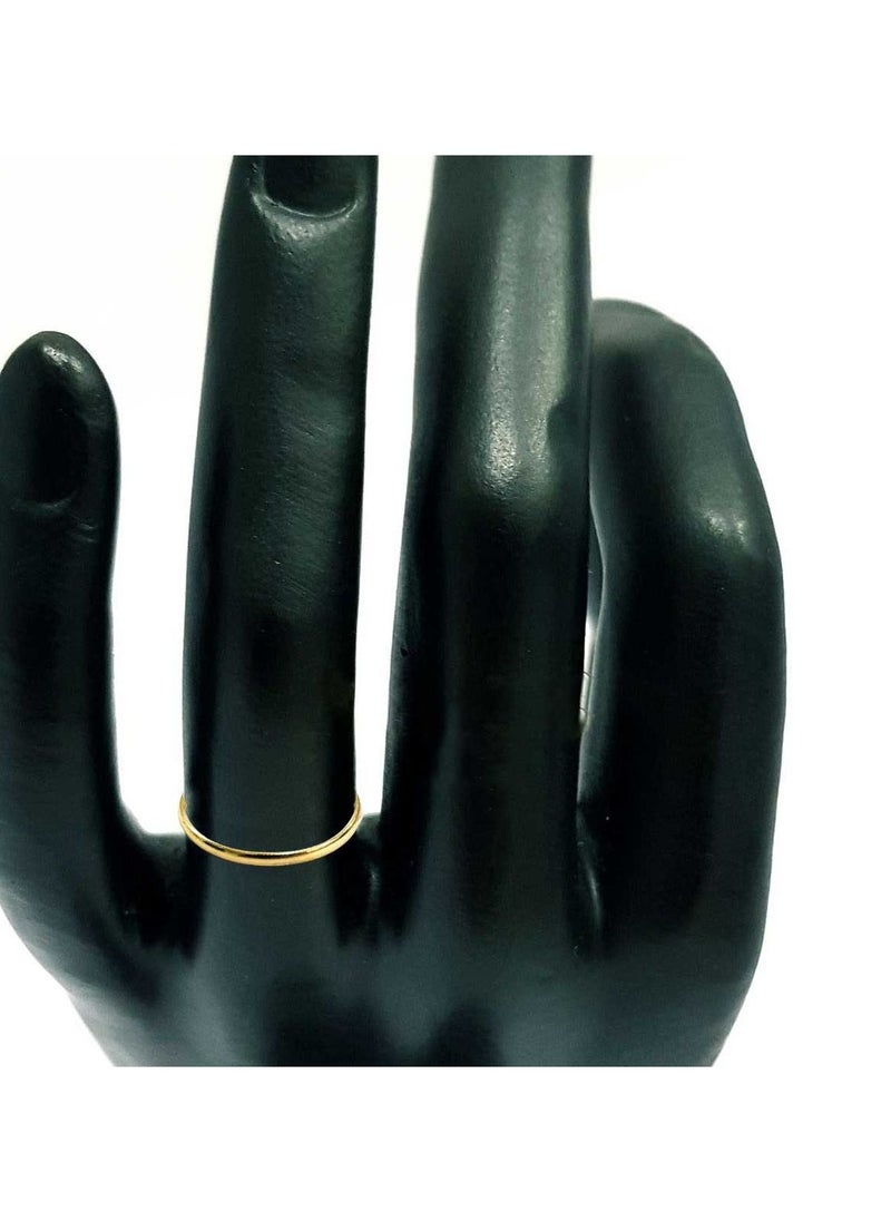 Hamsa.ae - 18K Pure Gold Plain Ring - Image 1