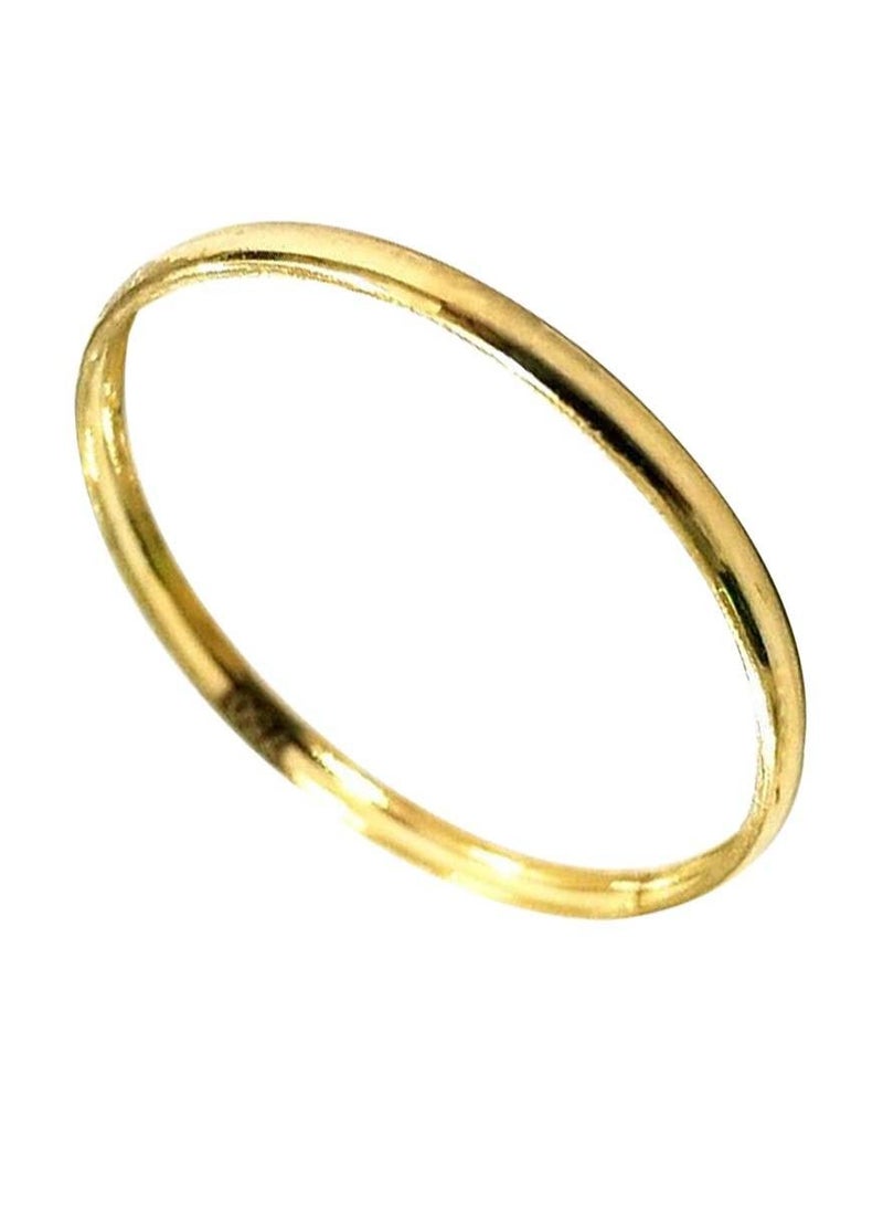 Hamsa.ae - 18K Pure Gold Plain Ring - Image 1