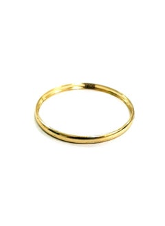 18K Pure Gold Plain Ring
