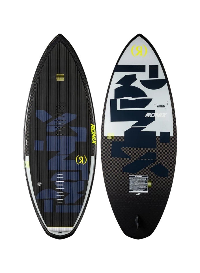 RONIX WAKESURF 2026 - Carbon Air Core 4 Skimmer - Black / White / GP Yellow - Image 1