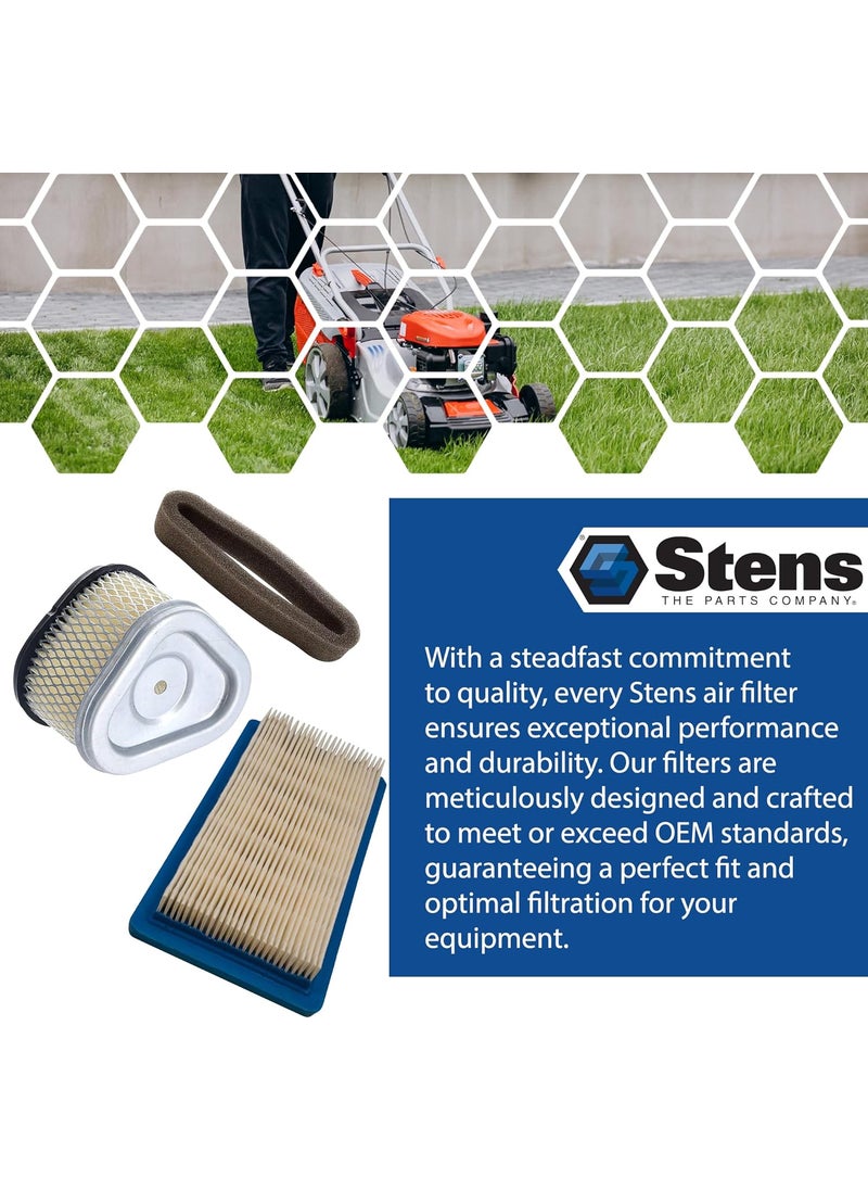 Stens Stens Air Filter Combo 100622 Compatible withReplacement for John Deere 647 657 667 717A 727A ZTrak mowers GT245 GX255 GX335 and 335 Lawn Tractors Kawasaki FH601VFH721V 110137009  - Image 5