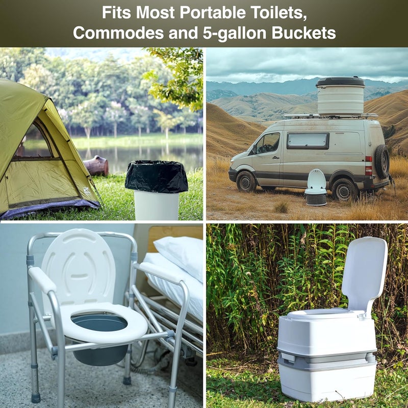 TravelJohn Disposable Solid Waste Bags - 3-Pack - Image 5