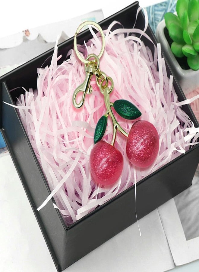 AFUNTA 2 PCS Key Chains Women Cute, Bright Cherry Keychain Bag Charms, Purse Chain, Keychains for Bags, Wallets, Car Key - Image 4