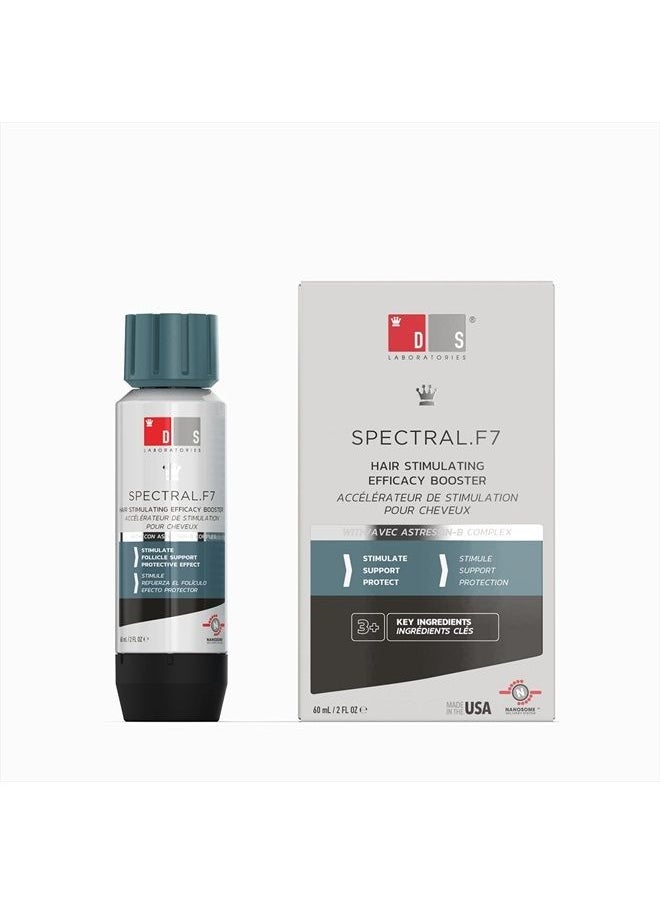 DS LABORATORIES - Spectral.F7 Booster Hair Thickening Serum for Men and Women by DS Laboratories - Serum to Support Hair Growth, Stress Induced Hair Thinning, Pair with Hair Growth Serums for Added Efficacy (2 fl oz) - Image 1