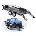 DJX RC Trailer110 Scale Trailer with Light Strip Suitable for Axial D90 D110 SCX10 TRX4 Redcat GEN7 GEN8 CC01 CC02 Etc 110 RC Crawler Car - Image 2
