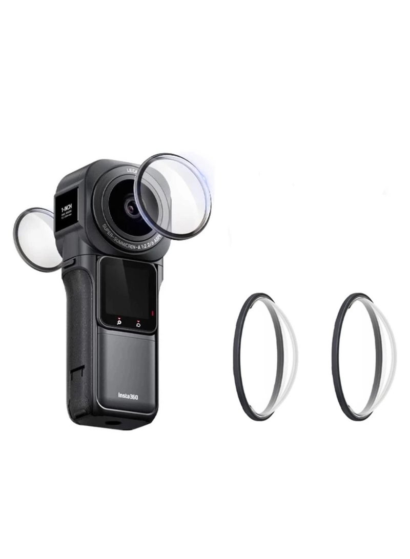 2 Pcs Lens Guards Compatible with Insta360 ONE RS 1-Inch 360 Camera Protect Lens Dual-Lens 360 For Insta 360 ONE RS Action Camera Accessories  - Image 1