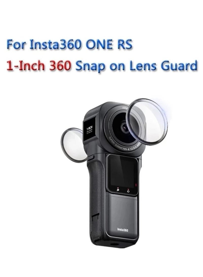 2 Pcs Lens Guards Compatible with Insta360 ONE RS 1-Inch 360 Camera Protect Lens Dual-Lens 360 For Insta 360 ONE RS Action Camera Accessories  - Image 5