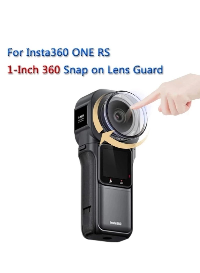 2 Pcs Lens Guards Compatible with Insta360 ONE RS 1-Inch 360 Camera Protect Lens Dual-Lens 360 For Insta 360 ONE RS Action Camera Accessories  - Image 4