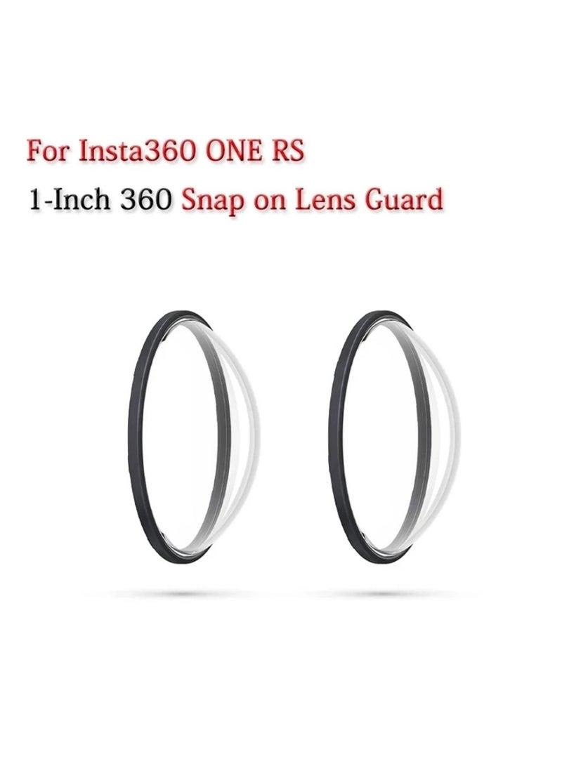2 Pcs Lens Guards Compatible with Insta360 ONE RS 1-Inch 360 Camera Protect Lens Dual-Lens 360 For Insta 360 ONE RS Action Camera Accessories  - Image 3