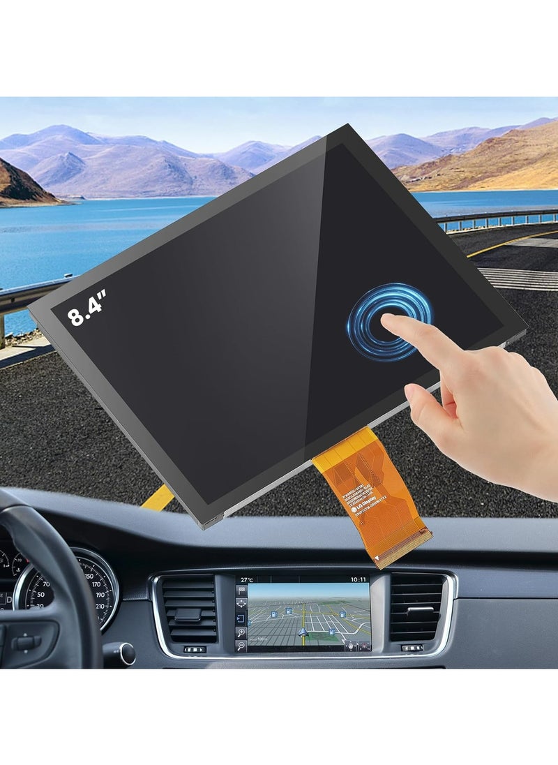 Replacement 8.4 Inch Uconnect 4C UAQ LCD Monitor Touch-Screen Navigation Compatible with 2017-2021 Jeep Chrysler Dodge Ram 1500 2500 3500 LA084X01-SL01 LA084X01SL02