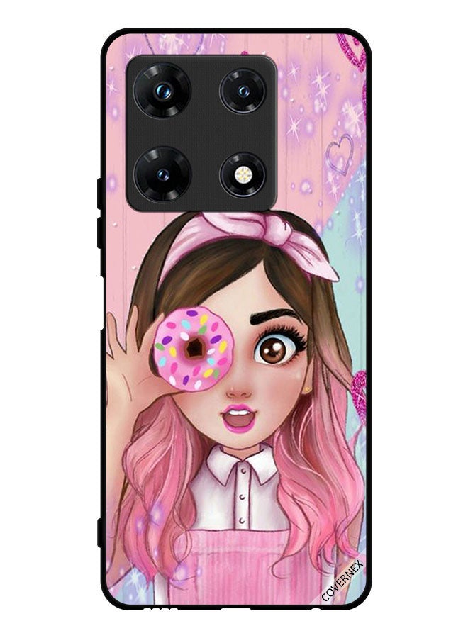 Covernex Protective Case Cover For Infinix Note 30 Pro Donut Lover Girl Art - Image 1