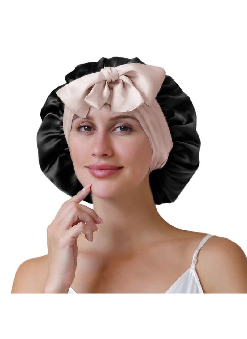 ZIMASILK 100% Double Layered Silk Sleep Cap  - Image 1