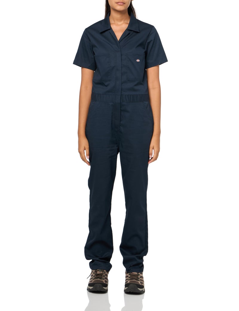 Dickies Womens FLEX Cooling Short Sleeve Coveralls DARK NAVY S - Image 2