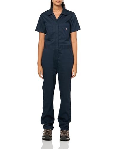 Dickies Womens FLEX Cooling Short Sleeve Coveralls DARK NAVY S - Image 1
