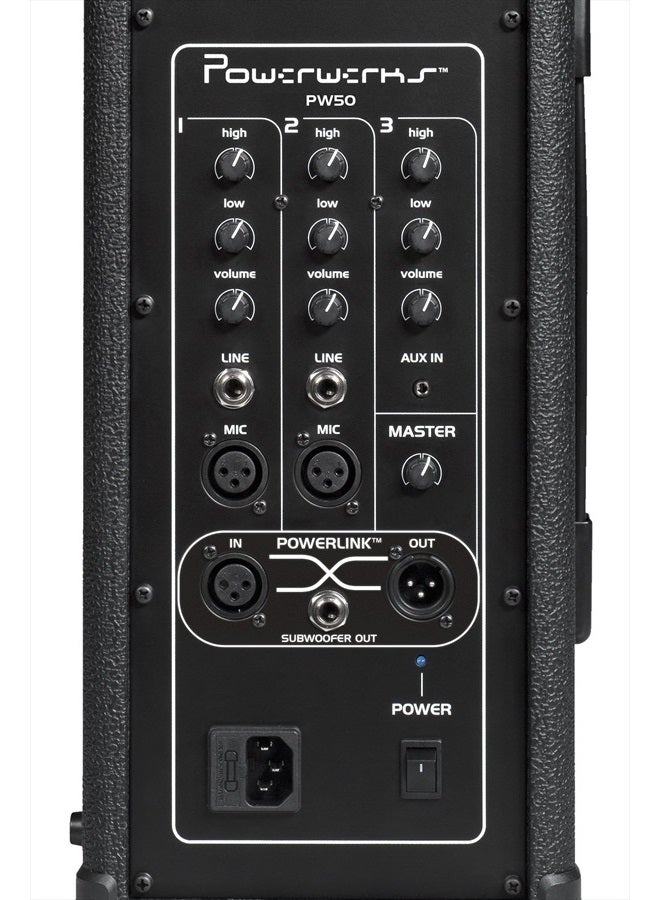 Powerwerks نظام الصوت (PW50)، أسود - Image 3