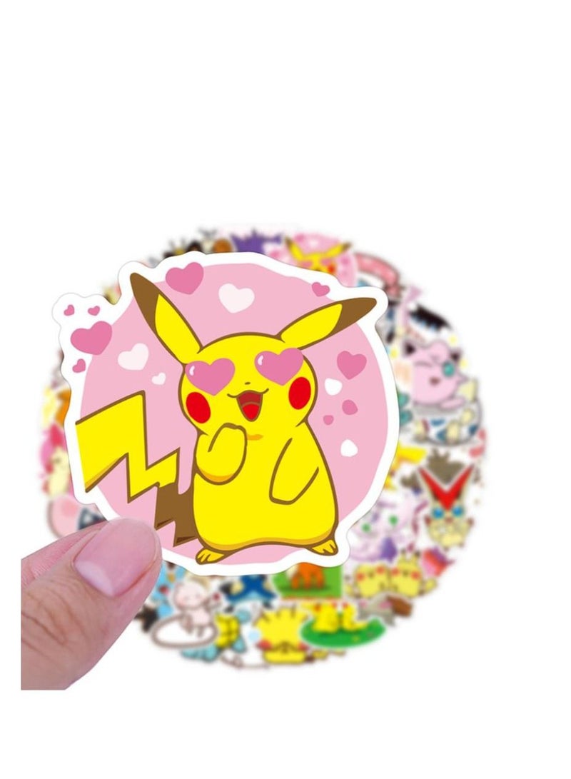 Y&D 50-Piece Pikachu pokemon Cute Vinyl Waterproof Sticker - Image 3