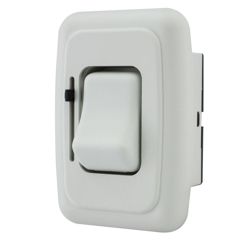 American Technology Components مكونات التكنولوجيا الأمريكية مفتاح خافت 12 فولت تيار مستمر ل LED، هالوجين، متوهج - RV، سيارة، شاحنة، بحرية، وإضاءة شريطية (منزلق، أبيض) - Image 1