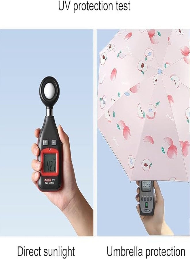 Muej Fancy Magic Umbrella Changing Secret Blossoms Occur Stylish Windproof Double Layer with Water Magic Print 3 Fold Umbrella for Girls, Women, Boys (Fruit Printed) - Image 2