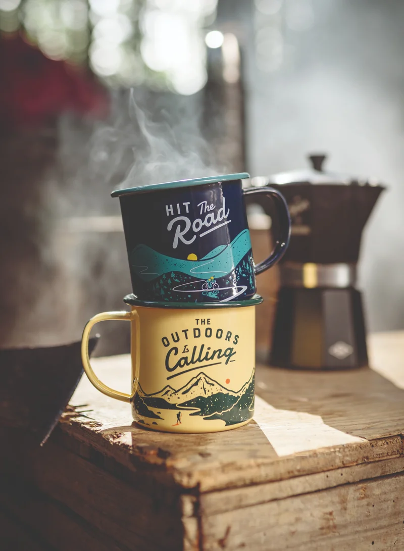 GENTLEMEN'S HARDWARE Enamel Mug - The Outdoors is Calling