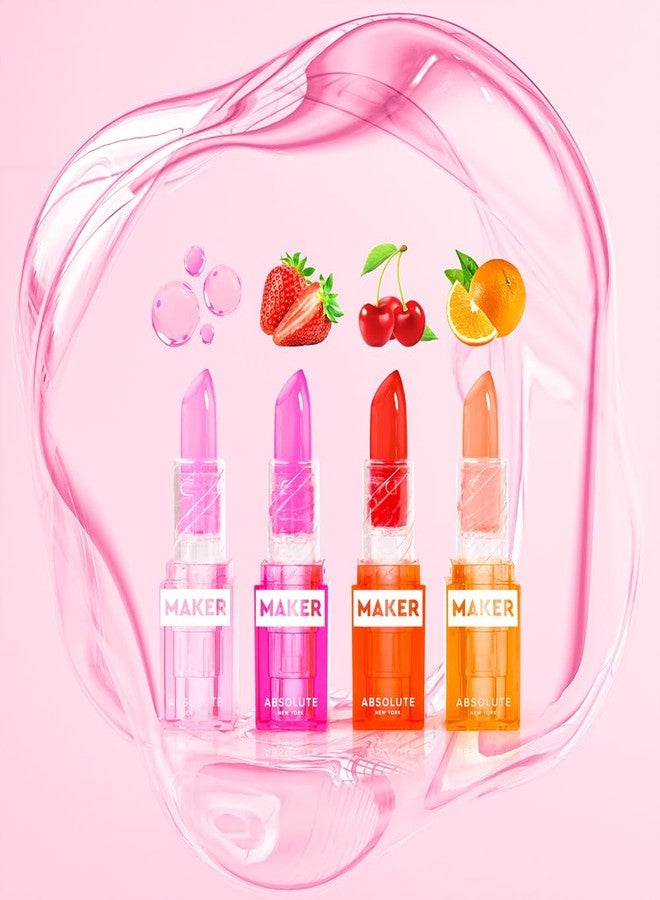 أبسولوت نيويورك أحمر شفاه جيلي من Absolute New York طراز MLMM06 Match Maker، لون متكيف مع درجة الحموضة الطبيعية، بلمسة نهائية غير لزجة. - Image 3