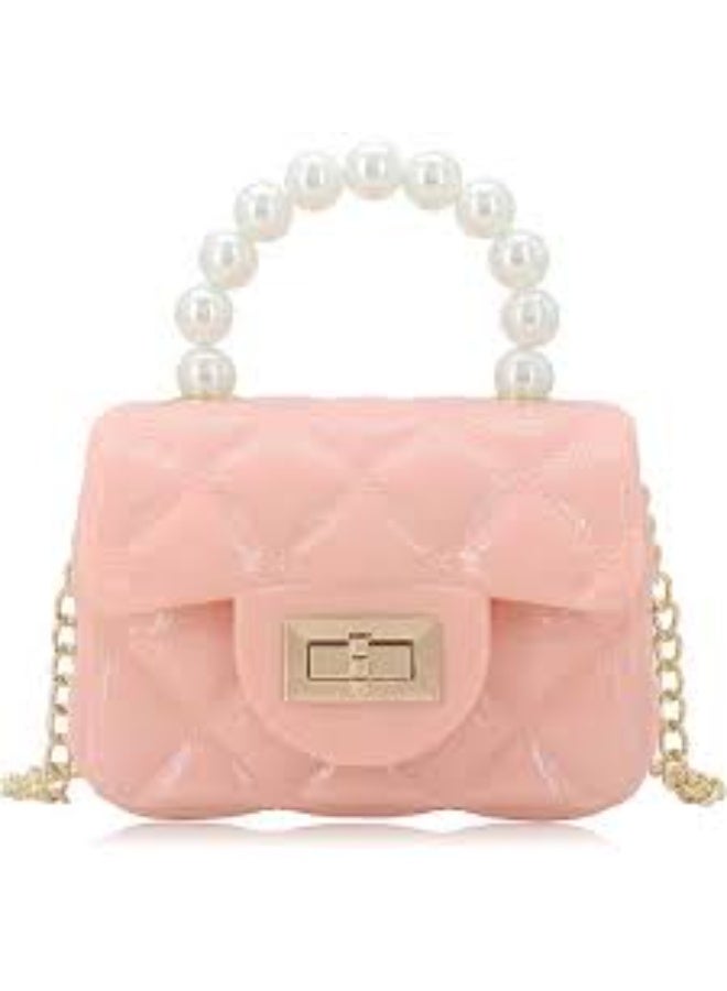 Little Girls Crossbody Purses Toddler Handbag Mini Casual Messenger Shoulder Bag for Kids, pink - Image 5