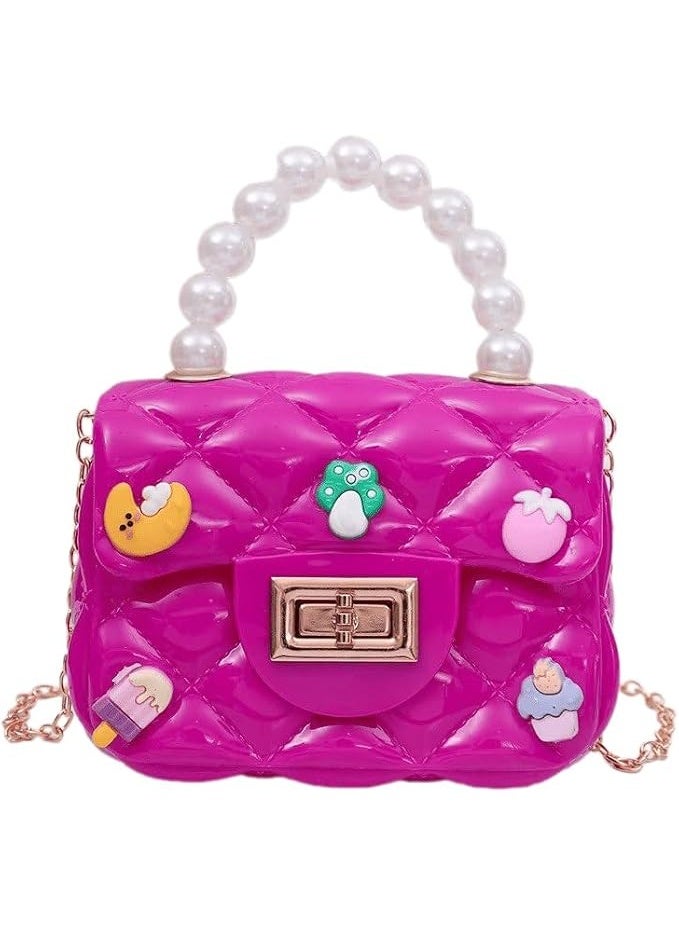 Little Girls Crossbody Purses Toddler Handbag Mini Casual Messenger Shoulder Bag for Kids, pink - Image 1