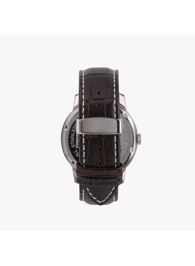 ZINK Men's Stainless Steel & Leather Watch | ZK126G5LS-11 - Image 3