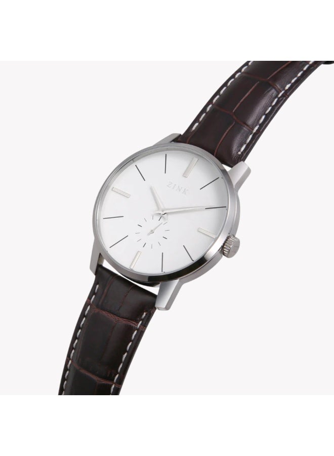 ZINK Men's Stainless Steel & Leather Watch | ZK126G5LS-11 - Image 2