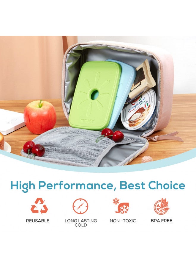 TOURIT TOURIT Ice Packs for Lunch Boxes/Bags and Coolers, Lunch Box Cooler Ice Packs Reusable, Slim and Long Lasting Cool Pack for Work, Picnic or Camping  - Image 2