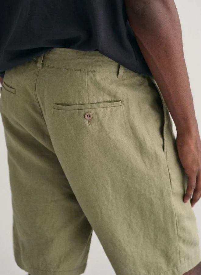 GANT Gant Relaxed Fit Linen Drawstring Shorts