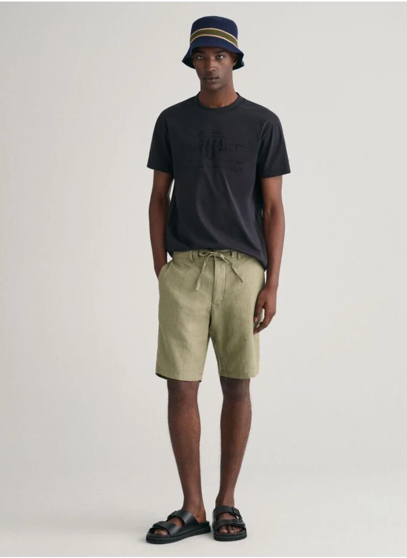 GANT Gant Relaxed Fit Linen Drawstring Shorts