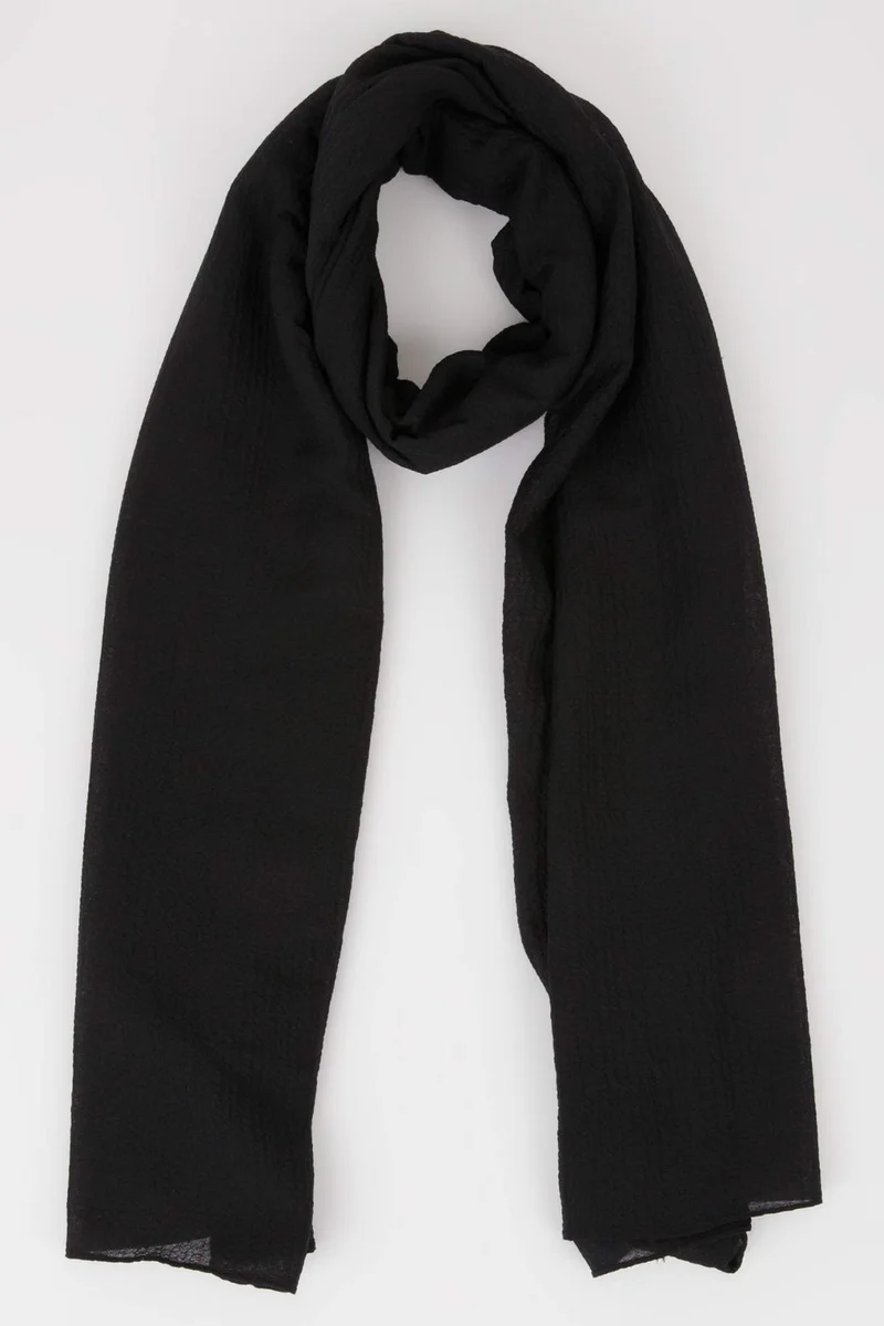 Defacto  Woman Textured Hijab Shawl for Women | Best Price UAE