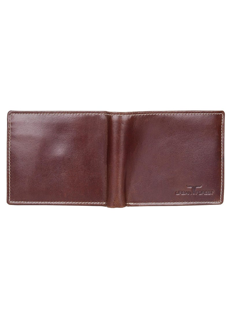 URBANFOREST URBAN FOREST Dakota Caramel Brown Leather Wallet for Men - Image 5