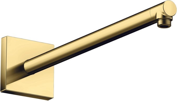 SHOWERSOLUTIONS 16INCH MODERN SHOWERARM IN POLISHED GOLD OPTIC 26436991