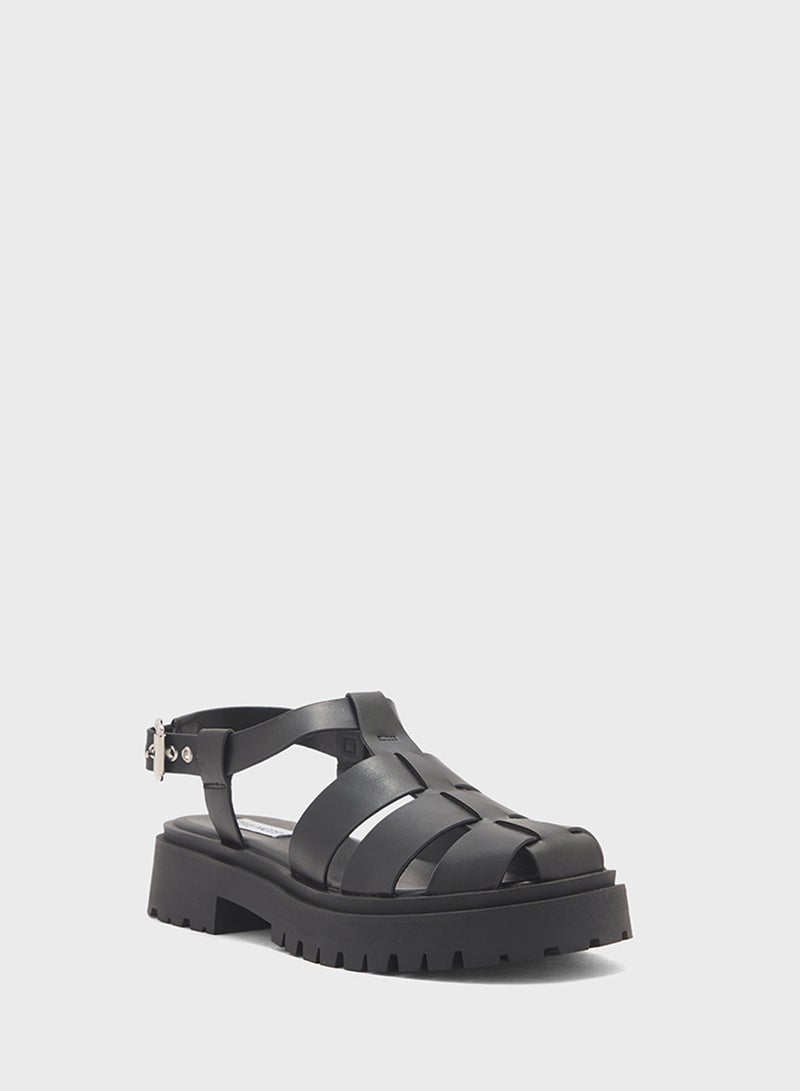 STEVE MADDEN Market Ankle Strap Flat Sandals  - Image 2