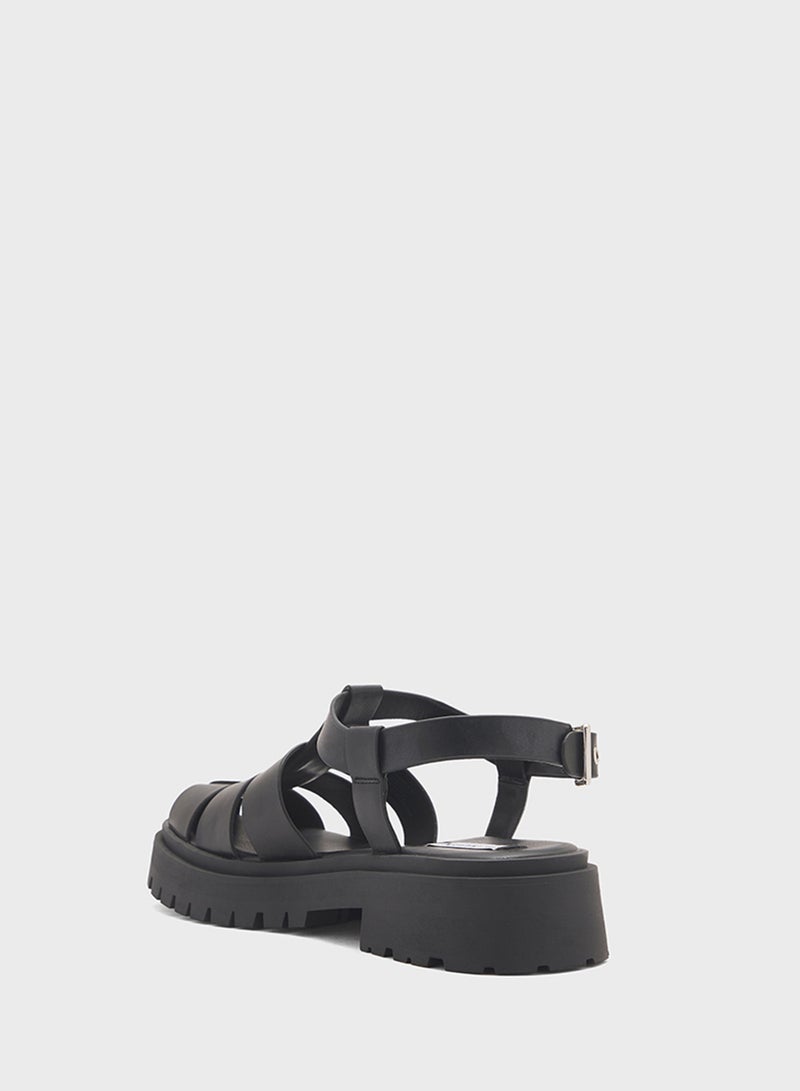 STEVE MADDEN Market Ankle Strap Flat Sandals  - Image 3