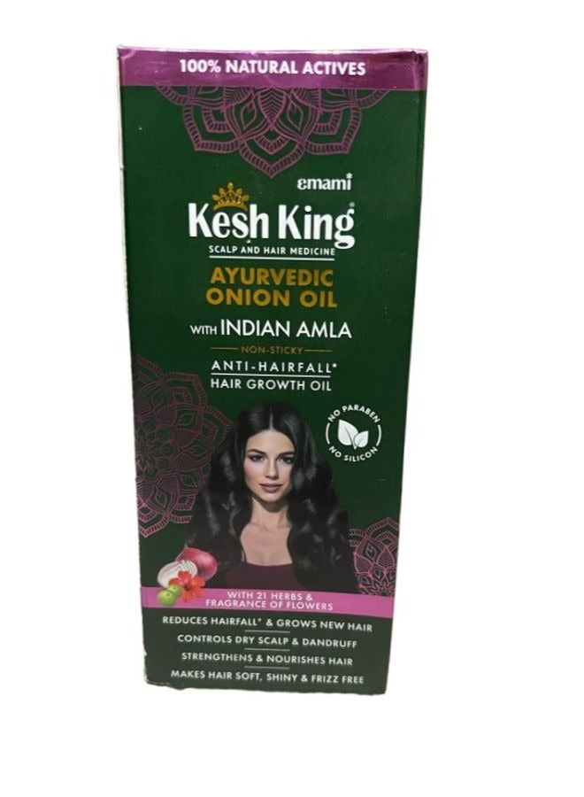 emami Kesh King AYURVEDIC ONION OIL INDIAN AMLA 100 ML - Image 4