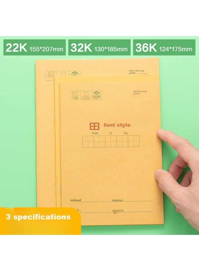 M&g Stationery 36k Chinese Pinyin Notebook, 9 Lines, First Grade Chinese Language Practice Workbook, Elementary School To Preschool Transition Copybook, Notebook For Kindergarten, 10 Books, K36124c - Image 5
