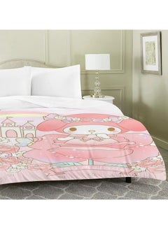 Generic Cartoon Melody pattern bedding three-piece set of soft microfiber polyester sheets including quilt cover and two pillowcases (size 150cmX200cm)  - Image 3