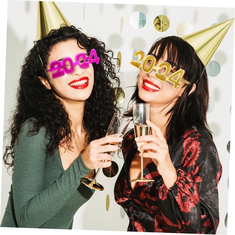5Pcs Electroplating Party Eyeglasses Unique Patterns Scene Accessories - Image 4
