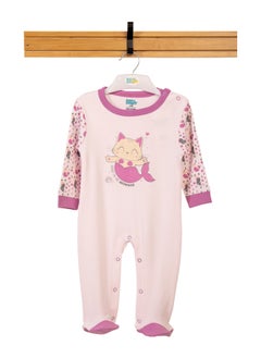 Babies Basic 100% Cotton Printed Long Sleeves Jumpsuit/Romper/Sleepsuit For Babies  - Image 1