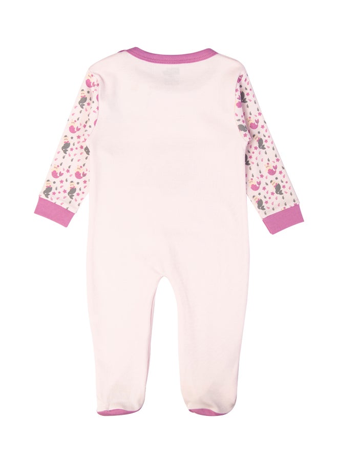 Babies Basic 100% Cotton Printed Long Sleeves Jumpsuit/Romper/Sleepsuit For Babies  - Image 3