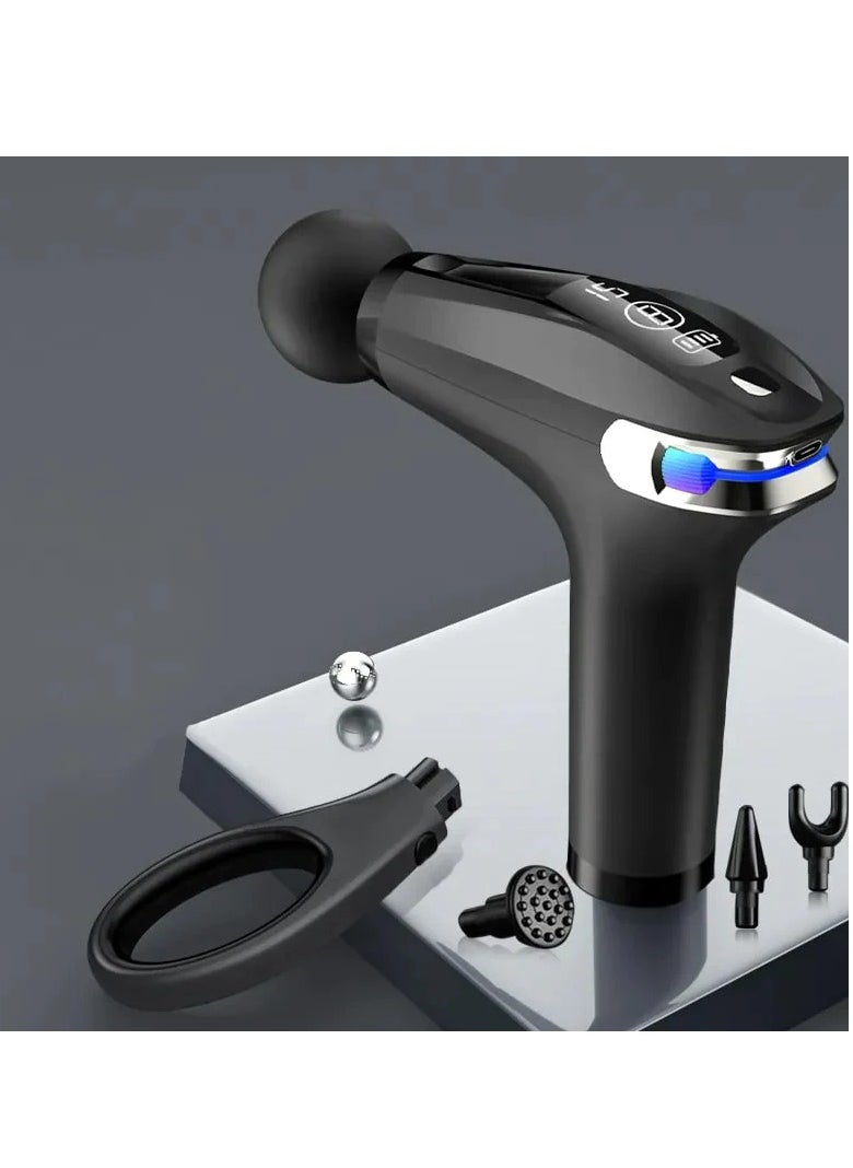 Generic - HB-005 Wireless Massager Vibrator for Back Pain Portable Massage Machine Therapy Muscle Massage Gun Fascial Gun Back Massager Gun Electric Massager Multi Function Body Massage Pain Relief - Image 1