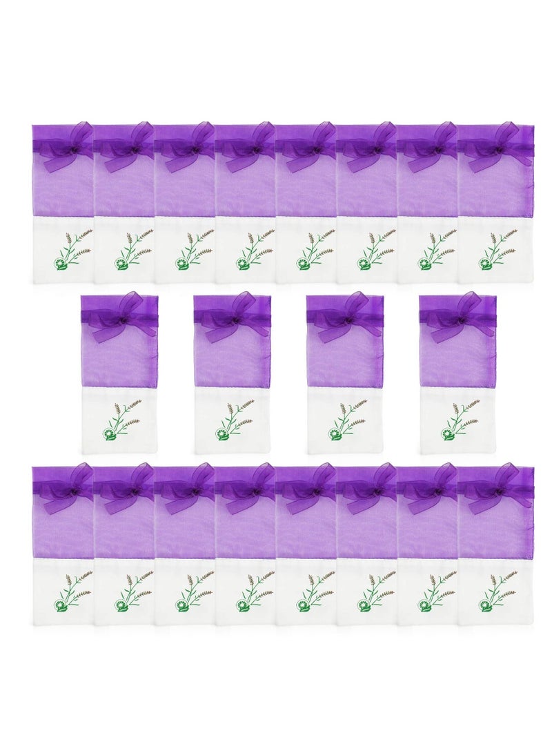 SYOSI Organza Gauze Lavender Cotton Sachet Empty Bags, Which can Used in Gift Jewelry Watch Bags on Some Festivals 20pcs - Image 1