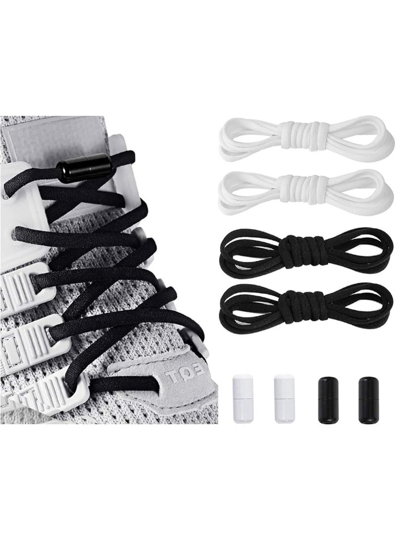 Lynacz Original Tie Shoe Laces For Adults,Kids,Elderly,System With Elastic Shoe Laces(2 Pairs) - Image 4